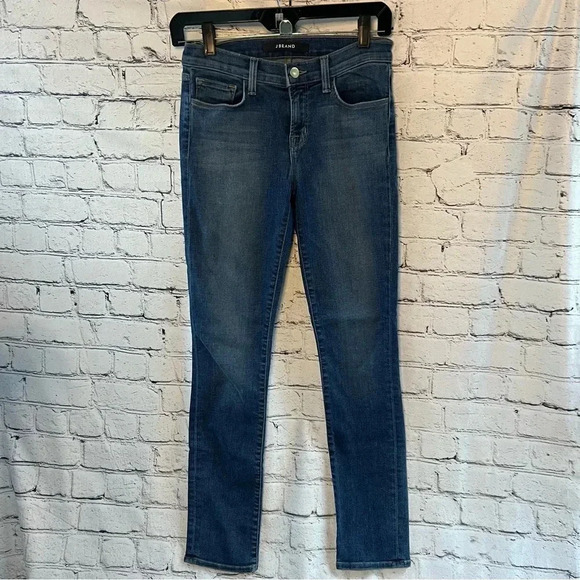 J Brand Women’s Skinny‎ Leg Mid Rise Denim Jeans Size 26 - Picture 1 of 7